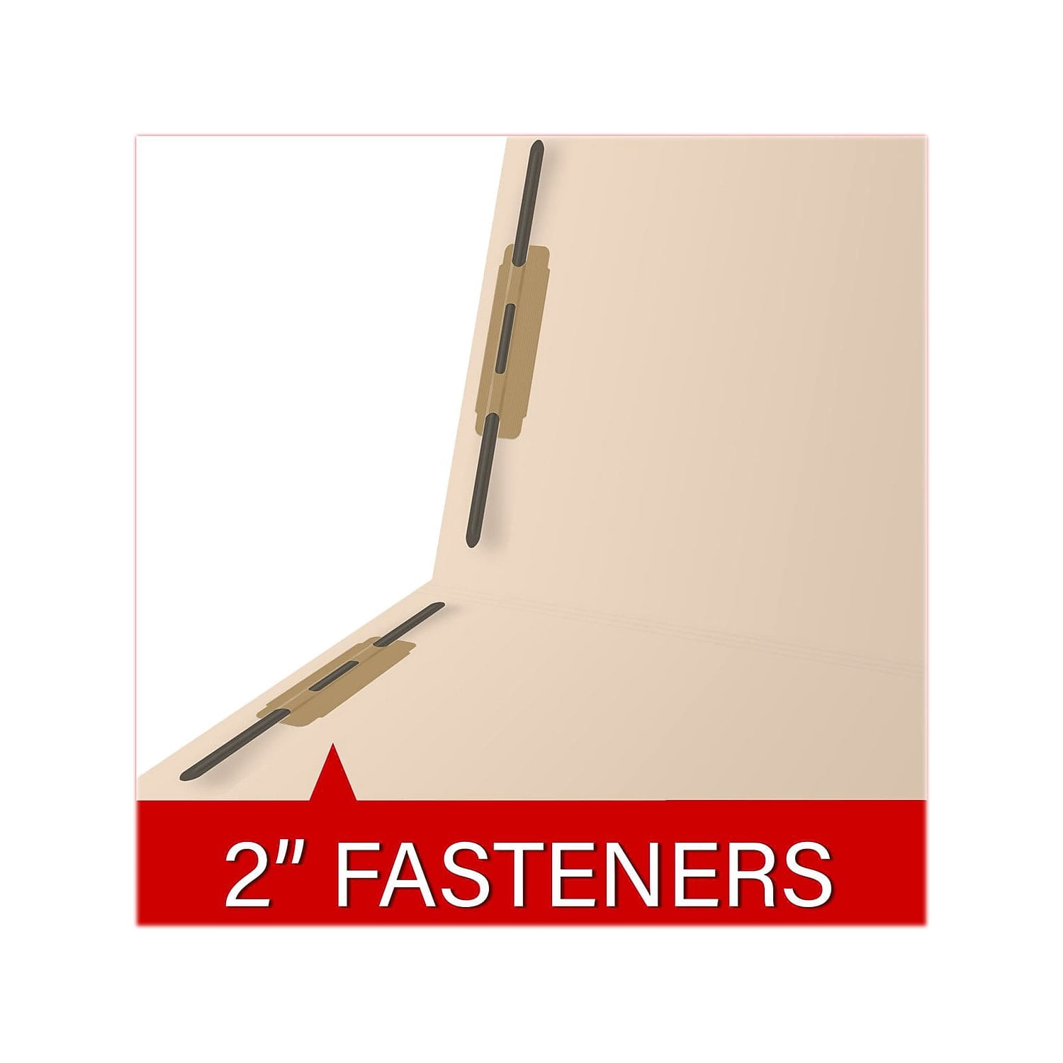 Medical Arts Press Reinforced End Tab File Folder Straight Cut Letter-Size Manila 50/Box (S-01324)