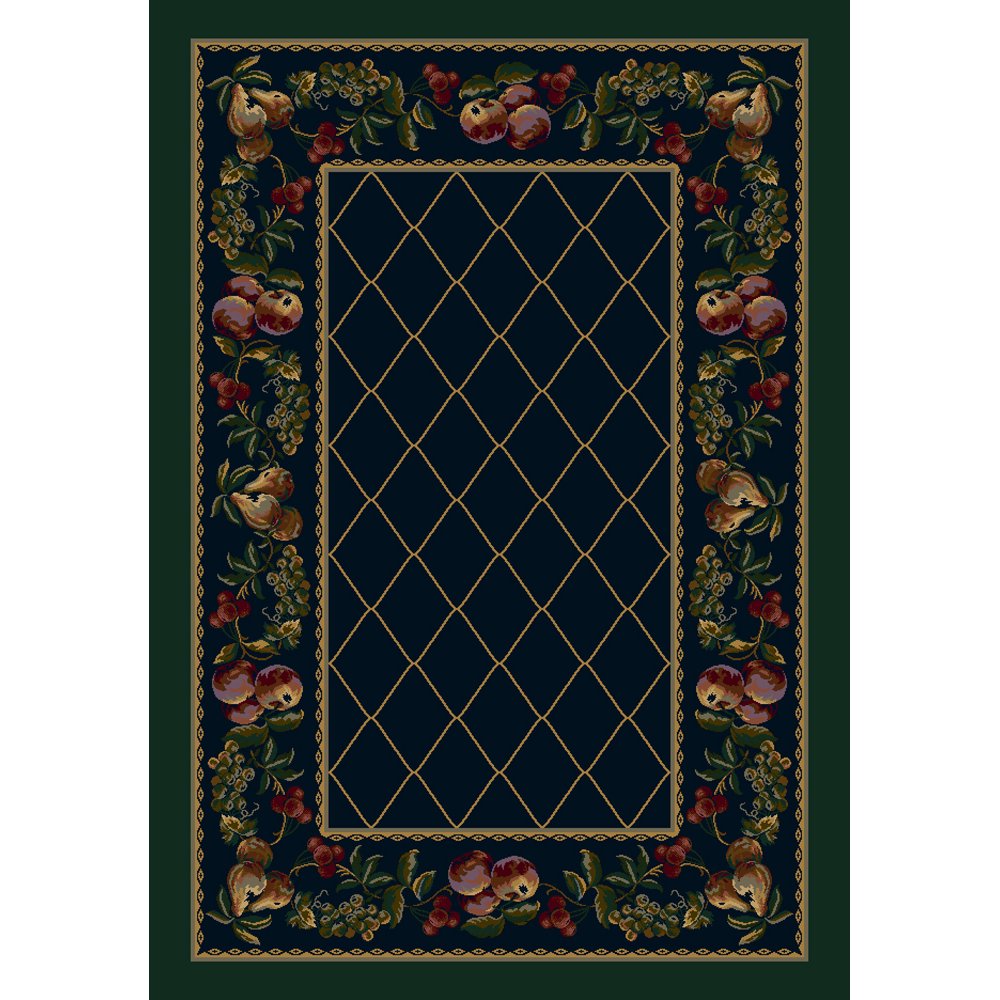 Milliken Signature Area Rug FRUIT MEDLEY SAPPHIRE Fruit Medley Sapphire
