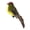 Yellow, variant on AYYUFE Bird Figurine Realistic Garden Decoration Artwork Artificial Feathered Foam Bird for Courtyard