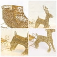 thumbnail image 5 of UPOUART Iron Christmas Reindeer Sleigh Ornament for Holiday Desktop, Festive Party, Home and Office Decoration, 5 of 8