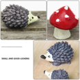 thumbnail image 4 of 15pcs Mini Resin Hedgehog & Succulent Ornaments for Fairy Gardens, Desk & Home Decoration – Durable, Safe for DIY Projects, 4 of 5