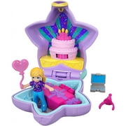 Polly Pocket Tiny Pocket Places Birthday Compact, Doll & Accessories