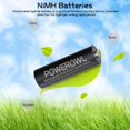 thumbnail image 4 of Pilas AA recargables POWEROWL 2800 mAh, paquete de 8, más cargador, 4 of 7