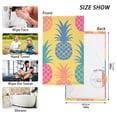 thumbnail image 2 of Pineapple on Yellow Cotton Face Towels Absorbent Hand Towel Soft Bathroom Towel for Kitchen Hotel Decoration, 2 of 7