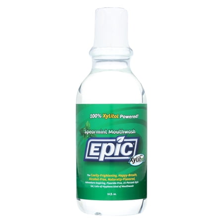 Epic Dental Xylitol Sweetened Spearmint Mouthwash 16 fl oz Liq