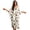 Dog Paw Bone Heart, variant on Xoenoiee Blue Peacock Pattern Kaftan Dresses for Women Plus Size V Neck Caftans Long Batwing Sleeve Beach Cover Up High-Slit Summer Mumu Dresses