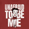 thumbnail image 2 of Women's Betty Boop Unafraid to Be Me Graphic Tee Red Small, 2 of 4