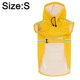 thumbnail image 2 of Poncho ligero y transpirable con capucha, banda ajustable para el vientre y orificio para cinturónAmarilloS, 2 of 5