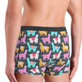 thumbnail image 4 of Men's Boxer Briefs, Colorful Alpaca Soft Comfy Mens Underwear Boxer Briefs Breathable With Widen Waist, 4 of 7