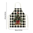 thumbnail image 3 of Hometravel Christmas Apron with Santa Print, Fabric Kitchen and Party Wear, Restaurant Bar Ambiance Decor for Holiday Celebration, Festive Cooking Attire, 3 of 6