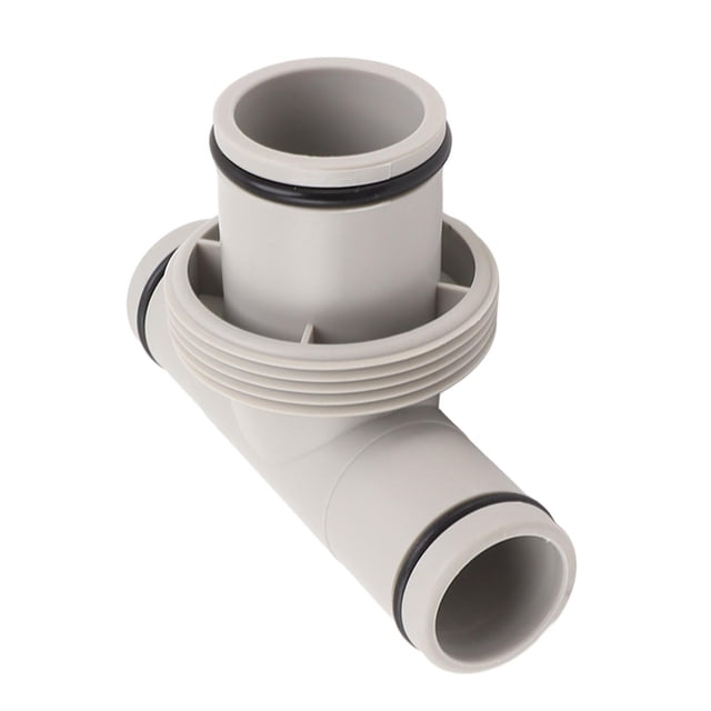 Pool Hose Adapter T Shape Threaded Pump Connector 1.5in to 1.25in Connection Hose Plunger for Pool Maintenance