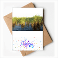 thumbnail image 1 of Field Art Deco Fashion Welcome Back Greeting Cards Envelopes Blank, 1 of 3