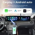 thumbnail image 3 of SNATEEN Dual 12.3 inch Carplay Screen/Radio/Multimedia Player for Mercedes-Benz GLA 2014-2019 Universal Car Navigation/GPS Upgrade Headunit Android Display 1080P Touch Screen Replace System, 3 of 11