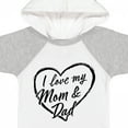 thumbnail image 4 of Inktastic I Love My Mom and Dad in Black Chalk Heart Boys or Girls Baby Bodysuit, 4 of 5