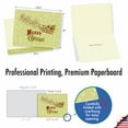 thumbnail image 2 of 10 Merry Christmas Note Cards Pack (4 x 5.12 Inch) - AVOCADO GREEN CHRISTMAS M6646XSG, 2 of 6