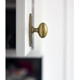 thumbnail image 6 of Goo-Ki Oval Antique Brass Cabinet Knobs with Oval Backplate, Zinc Alloy Cabinet Handles Hardware for Cupboard,Dresser & Drawer, 6 Packed, 6 of 6