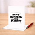 thumbnail image 2 of Funny Mothers Day Greeting Card for Mom From Your Second Child Nobody Gets It Right the First Time Novelty Gift Keepsake Card, 2 of 3