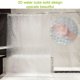 thumbnail image 5 of Cortina de ducha a prueba de moho ZHAOCHENG cortina antibacteriana impermeable para baño incluye anillos, 5 of 5