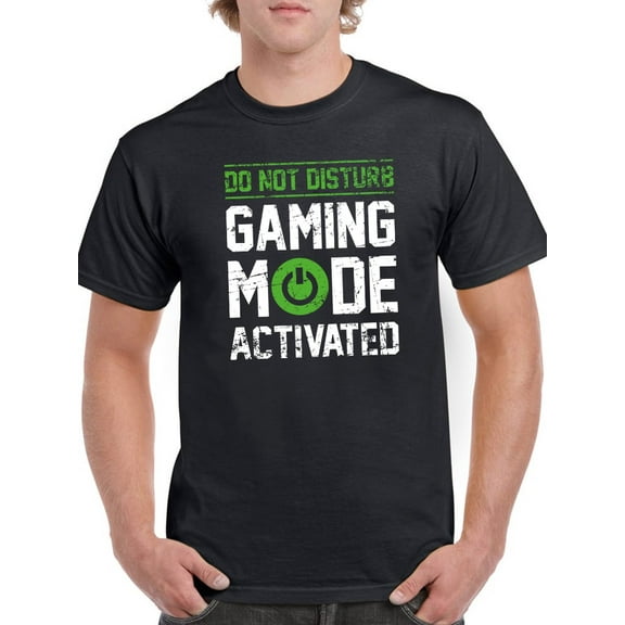 Gaming Mode Activated T-Shirt Men -GoatDeals Designs, Male Medium