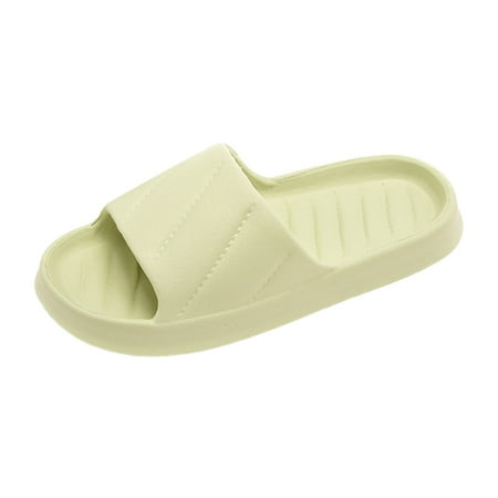 OJSFQUFP Womens Summer Slippers Men and Women Shoes Indoor and Outdoor Home Slippers Fashionable Lightweight Sandals Womens Slipper Green 38