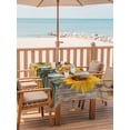 thumbnail image 2 of 54x80 Inch Outdoor Tablecloth with Umbrella Hole Zipper Rectangle Retro Sunflower Rectangular Tablecloths Outside Waterproof Spring Summer Vintage Botanical Wood Patio Table Cover for Picnic Party, 2 of 8