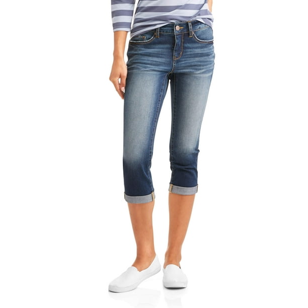 Time and Tru Women's Denim Capri Pants