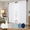 Pure White-36"W x 96"L (Pack of 2), variant on Taupe Curta90 Inch Length 2 Panels Set Linen Light Filtering Sheer Brown For Living Room Bedroom Coffee Colored Primitive Drapes P