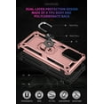 thumbnail image 5 of Military Grade Drop Impact for Samsung Galaxy A53 5G Case Galaxy A53 Case 360 Metal Rotating Ring Kickstand Holder Armor Heavy Duty Shockproof Case for Galaxy A53 5G Phone Case (Rose Gold), 5 of 8