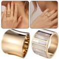 thumbnail image 3 of Women Titaniums Steel Rings Practical Sweet Style Girls Jewellery Couples Girlfriend Present, 3 of 5