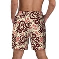thumbnail image 4 of Uemuo Snake Pattern Mens Swim Trunks Quick Dry Board Shorts with Mesh Lining, Stretch Beach Shorts Quick Dry No-Chafing Board Shorts-Large, 4 of 9