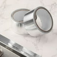 thumbnail image 6 of New Oil Proof Foil tape Heat Insulation Waterproof Sticker Aluminum Foil Tape Sink Sticker Bathroom Kitchen Accessories SILVER 10M WIDTH: 48MM, 6 of 8