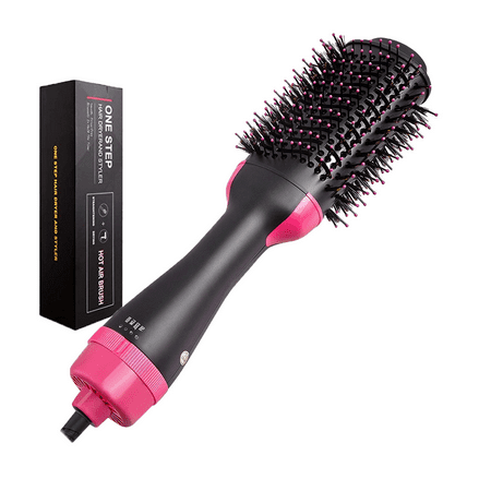 Hair Dryer One Step Hair Dryer & Volumizer, 3-in-1 negative ion Straightening Brush Salon and Curly Hair (Best Hair Dryer For Curly Hair 2019)