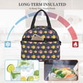 thumbnail image 4 of Disketp Boîte à Lunch Isotherme Poisson Mignon pour Femmes et Hommes, Sac à Lunch Réutilisable, Sac Thermique Résistant à l'Eau pour Travail, Voyage et Pique-Nique, 4 of 7