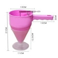 thumbnail image 4 of Pancake Batter Dispenser Plunger Funnel with Cake Dispenser Small Octopus Ball B, 4 of 9