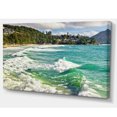 thumbnail image 2 of Exotic Tropical Beach Blue Waters - Oversized Beach Canvas Artwork, 2 of 3