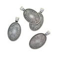 thumbnail image 5 of 20pcs Oval Pendant Tray Glass Cabochon Setting Blank Bezel DIY, 5 of 8