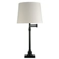 thumbnail image 6 of (2 pack) Better Homes & Gardens Black Metal Swing Arm Table Lamp for Office and Dorm, 6 of 9