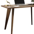 thumbnail image 4 of Madesa Modern Office Desk 47 Inch Computer Home Table Utility Study Workstation Sleek Wooden Unit 47 Inch - Brown, 4 of 5