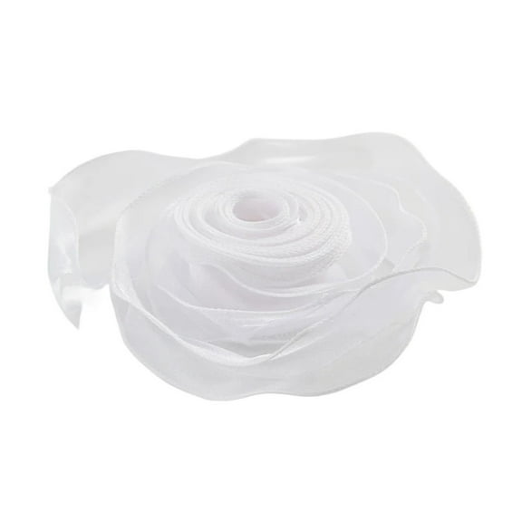 MAE 10Yards/Roll Fishtail Yarn Organza Ribbon For DIY Bow Hair Ornament Bouquet Gift Wrapping Wave Silk Organza Ribbons Lace Fabric