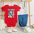 thumbnail image 3 of The Smurfs Cool Kanji Stay Hungry Romper Boys or Girls Infant Baby Brisco Brands 24M, 3 of 7