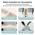 thumbnail image 3 of Easter Square Travel Jewelry Box Earring Necklace Bracelet Holder Organizer Stand Display Case Decorative Storage Box, 3 of 6