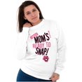 thumbnail image 5 of Ready to Snap Motherhood Humor Funny Women Crewneck Sweatshirt Brisco Brands S, 5 of 6