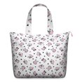 thumbnail image 1 of Cow Lovers Travel Tote, Highland Cow Rustic Print Weekender Duffel Bag, Buffalo Pattern Lightweight Multipurpose Carry-on for Women, 1 of 5