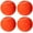 Orange, variant on Tennis Balls, 4 Pack Advanced Practice Tennis Balls for Beginner, Training Playing Tennis Balls