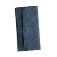 thumbnail image 3 of KLKCMS Knitting Pin Case Travel Organizer Case Foldable with Multiple Elastic Slot Crochet Hook Storage Bag for Accessories Circular Navy Blue, 3 of 9