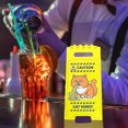 thumbnail image 3 of HWRETIE Funny Beware of Cats Vomitus Mini Foldable Table Sign,Double-Sided Printed Cat themed Decor,Various Cat Breeds and Colors,Humorous Cat Vomit Table Card, 3 of 5