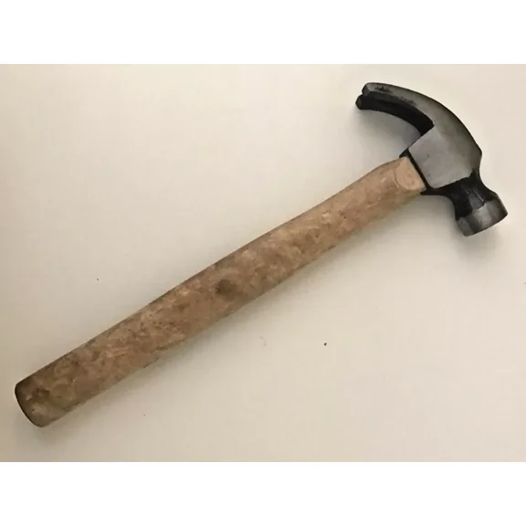 Claw Hammer_10 Inch_Wooden Handle With Rubber-7.5 Oz-Heavy Duty Tool