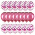 thumbnail image 3 of 20 piezas conjunto de globos de oro rosa fiesta de cumpleaños decoración de boda aniversario Globals Baby Shower globo JFHHH pequeña, 3 of 4
