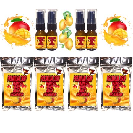 Premium Drip Mango Slice Car Air Freshener