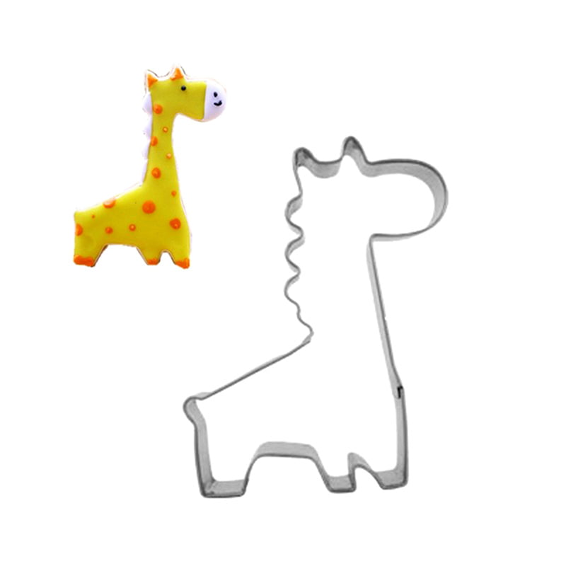 1pc Animal Giraffe Cookie Biscuit Cutter Cake Pastry Bread Mold Baking Tool 